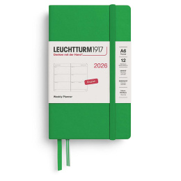 Kalenteri Weekly Planner 2026 A6 Spring Leaf ryhmässä Paperit ja Lehtiöt / Kalenterit / 12 kk kalenterit @ Pen Store (136263)