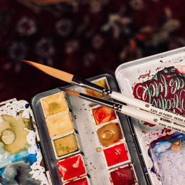 Sivellin Memory Point Pyöreä Koko 000 ryhmässä Taiteilijatarvikkeet / Siveltimet / Keinokuitusivellin @ Pen Store (136276)