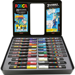 Posca Manga Hero 20-setti ryhmässä Kynät / Taiteilijakynät / Akryylitussit @ Pen Store (136281) Posca Manga Hero 20-setti ryhmässä Kynät / Taiteilijakynät / Akryylitussit @ Pen Store (136281)