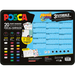 Posca Manga Hero 20-setti ryhmässä Kynät / Taiteilijakynät / Akryylitussit @ Pen Store (136281) Posca Manga Hero 20-setti ryhmässä Kynät / Taiteilijakynät / Akryylitussit @ Pen Store (136281)
