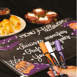 Chalk Marker PWE-5M Halloween 4-setti ryhmässä Kynät / Toimisto ja merkkaus / Merkkauskynät @ Pen Store (136283)