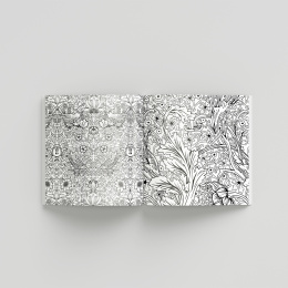 William Morris Coloring Book ryhmässä Askartelu ja Harrastus / Kirjat / Aikuisten värityskirjat @ Pen Store (136286)