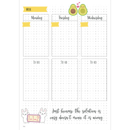 My Kawaii Journal ryhmässä Askartelu ja Harrastus / Tekniikat / Bullet Journaling @ Pen Store (136289)