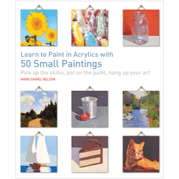 Learn to Paint in Acrylics with 50 Small Paintings ryhmässä Askartelu ja Harrastus / Kirjat / Ohjekirjat @ Pen Store (136299)