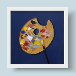 Learn to Paint in Acrylics with 50 Small Paintings ryhmässä Askartelu ja Harrastus / Kirjat / Ohjekirjat @ Pen Store (136299)