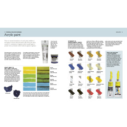 Learn to Paint in Acrylics with 50 Small Paintings ryhmässä Askartelu ja Harrastus / Kirjat / Ohjekirjat @ Pen Store (136299)