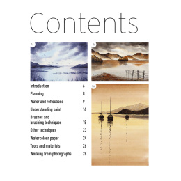 The Easy Guide to Painting Water in Watercolour ryhmässä Askartelu ja Harrastus / Kirjat / Ohjekirjat @ Pen Store (136317)