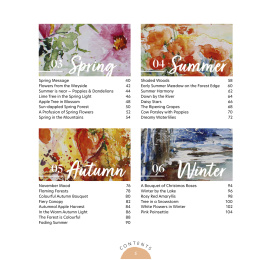 Nature in Watercolour ryhmässä Askartelu ja Harrastus / Kirjat / Inspiraatiokirjat @ Pen Store (136320)