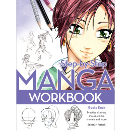 Step-by-Step Manga Workbook ryhmässä Askartelu ja Harrastus / Kirjat / Ohjekirjat @ Pen Store (136329)