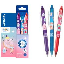 Frixion Clicker Fancy 0.7 3 kpl pakkaus ryhmässä Kynät / Kirjoittaminen / Geelikynät @ Pen Store (136350)