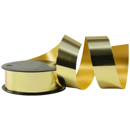 Lahjanauha metallinen 10m x 25 mm Kulta ryhmässä Askartelu ja Harrastus / Lomat ja vuodenajat / Paketointi @ Pen Store (136413)