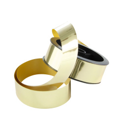 Lahjanauha metallinen 10m x 25 mm Kulta ryhmässä Askartelu ja Harrastus / Lomat ja vuodenajat / Paketointi @ Pen Store (136413)