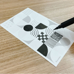 Bimoji Fude Brush Pen 5-setti ryhmässä Kynät / Taiteilijakynät / Sivellinkynät @ Pen Store (136420)