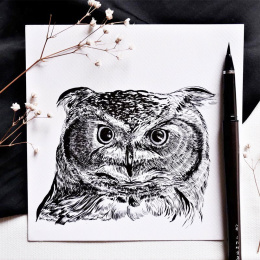 Sivellinkynä Mannen Mouhitsu TAKUJO No.8 ryhmässä Kynät / Taiteilijakynät / Sivellinkynät @ Pen Store (136425)