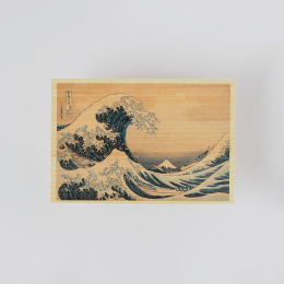 Postikortti Hinoki-puusta – Hokusai ”Views of Mount Fuji” 6 sarja A ryhmässä Askartelu ja Harrastus / Lomat ja vuodenajat / Kortit ja kirjekuoret @ Pen Store (136592)