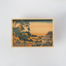Postikortti Hinoki-puusta – Hokusai ”Views of Mount Fuji” 6 sarja A ryhmässä Askartelu ja Harrastus / Lomat ja vuodenajat / Kortit ja kirjekuoret @ Pen Store (136592)