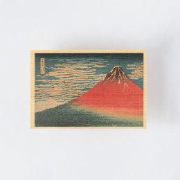 Postikortti Hinoki-puusta – Hokusai ”Views of Mount Fuji” 6 sarja B ryhmässä Askartelu ja Harrastus / Lomat ja vuodenajat / Kortit ja kirjekuoret @ Pen Store (136593)