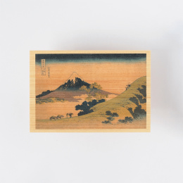 Postikortti Hinoki-puusta – Hokusai ”Views of Mount Fuji” 6 sarja B ryhmässä Askartelu ja Harrastus / Lomat ja vuodenajat / Kortit ja kirjekuoret @ Pen Store (136593)