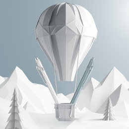 849 Alpine Frost Kuulakärkikynä Sininen ryhmässä Lahjat & Lahjavinkit / Lahja kiinnostuksen mukaan / Lahja designin ystävälle @ Pen Store (136598)