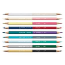 Bicolor Alpine Frost 9‑setti + sivellin ryhmässä Kynät / Taiteilijakynät / Akvarellikynät @ Pen Store (136599)