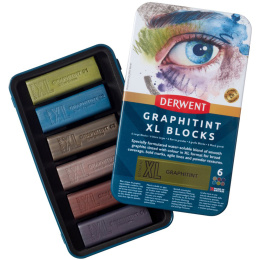 Graphitint XL Blocks Tin 6-setti ryhmässä Taiteilijatarvikkeet / Liidut ja lyijyt / Grafiitti ja lyijyt @ Pen Store (136638)