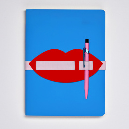 Notebook Voyager L Light - Lips ryhmässä Paperit ja Lehtiöt / Kirjoitus ja muistiinpanot / Muistikirjat @ Pen Store (136653)