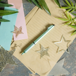 Geelikynä Jetstream Edge 0,38 mm Mint Green ryhmässä Kynät / Kirjoittaminen / Geelikynät @ Pen Store (136684)