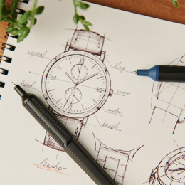 Geelikynä Jetstream Edge 0,38 mm Black Red ryhmässä Kynät / Kirjoittaminen / Geelikynät @ Pen Store (136686)