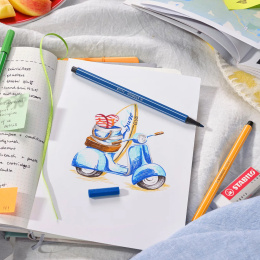 Pen 68 Kuitukärkikynä 10-pakkaus ryhmässä Kynät / Taiteilijakynät / Tussit @ Pen Store (136788)