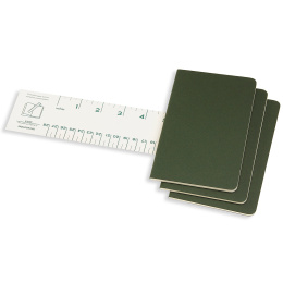 Cahier Notebook Pocket Green Viivallinen ryhmässä Paperit ja Lehtiöt / Kirjoitus ja muistiinpanot / Muistikirjat @ Pen Store (136809)