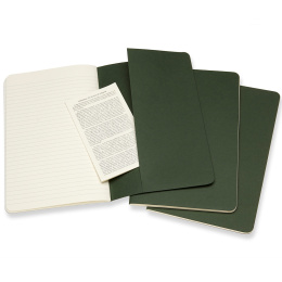 Cahier Notebook Large Green Viivallinen ryhmässä Paperit ja Lehtiöt / Kirjoitus ja muistiinpanot / Muistikirjat @ Pen Store (136810)