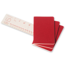 Cahier Notebook Pocket Red Viivaton ryhmässä Paperit ja Lehtiöt / Kirjoitus ja muistiinpanot / Muistikirjat @ Pen Store (136811)