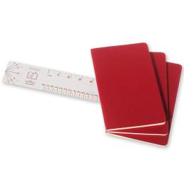 Cahier Notebook Large Red Viivaton ryhmässä Paperit ja Lehtiöt / Kirjoitus ja muistiinpanot / Muistikirjat @ Pen Store (136812)