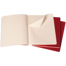 Cahier Notebook XL Red Viivaton ryhmässä Paperit ja Lehtiöt / Kirjoitus ja muistiinpanot / Muistikirjat @ Pen Store (136813)