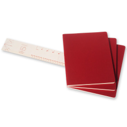Cahier Notebook XL Red Viivaton ryhmässä Paperit ja Lehtiöt / Kirjoitus ja muistiinpanot / Muistikirjat @ Pen Store (136813)