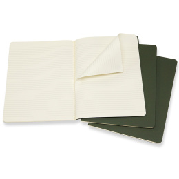 Cahier Notebook XL Green Viivallinen ryhmässä Paperit ja Lehtiöt / Kirjoitus ja muistiinpanot / Muistikirjat @ Pen Store (136814)