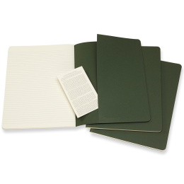 Cahier Notebook XL Green Viivallinen ryhmässä Paperit ja Lehtiöt / Kirjoitus ja muistiinpanot / Muistikirjat @ Pen Store (136814)