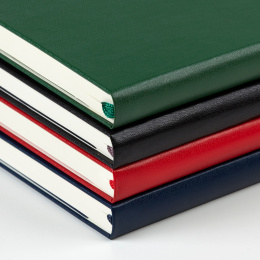 Classic Hard Cover Notebook Pocket Blue Viivallinen ryhmässä Paperit ja Lehtiöt / Kirjoitus ja muistiinpanot / Muistikirjat @ Pen Store (136825)