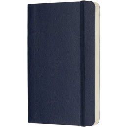 Classic Soft Cover Notebook Pocket Blue Viivaton ryhmässä Paperit ja Lehtiöt / Kirjoitus ja muistiinpanot / Muistikirjat @ Pen Store (136832)
