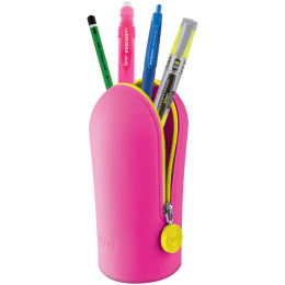 Pen Case Hoop Vacuum Neon Pink ryhmässä Kids / Lastenkynät / Lasten penaali @ Pen Store (136949)