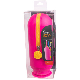 Pen Case Hoop Vacuum Neon Pink ryhmässä Kids / Lastenkynät / Lasten penaali @ Pen Store (136949)