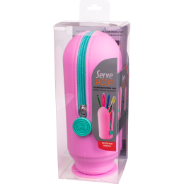 Pen Case Hoop Vacuum Pastel Pink ryhmässä Kids / Lastenkynät / Lasten penaali @ Pen Store (136950)
