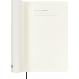 Kalenteri 18M Daily Soft Cover Large Black ryhmässä Paperit ja Lehtiöt / Kalenterit / 18 kk kalenterit @ Pen Store (137015)