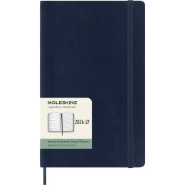 Kalenteri 18M WeekNote Soft Cover Large Sapphire Blue ryhmässä Paperit ja Lehtiöt / Kalenterit / 18 kk kalenterit @ Pen Store (137019)