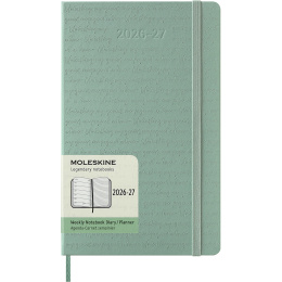 Kalenteri 18M WeekNote Hard Cover Large Sage Green ryhmässä Paperit ja Lehtiöt / Kalenterit / 18 kk kalenterit @ Pen Store (137024)
