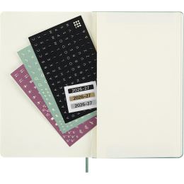 Kalenteri 18M WeekNote Hard Cover Large Sage Green ryhmässä Paperit ja Lehtiöt / Kalenterit / 18 kk kalenterit @ Pen Store (137024)