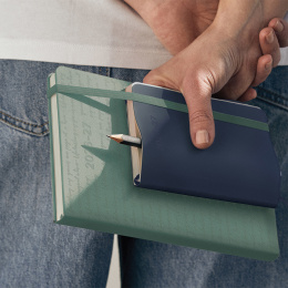 Kalenteri 18M WeekNote Hard Cover Large Sage Green ryhmässä Paperit ja Lehtiöt / Kalenterit / 18 kk kalenterit @ Pen Store (137024)