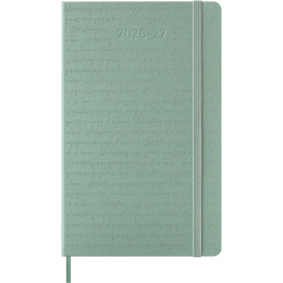 Kalenteri 18M WeekNote Hard Cover Large Sage Green ryhmässä Paperit ja Lehtiöt / Kalenterit / 18 kk kalenterit @ Pen Store (137024)