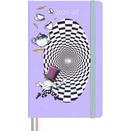 Kalenteri 18M WeekNote Hard Cover Large Alice in Wonderland ryhmässä Paperit ja Lehtiöt / Kalenterit / 18 kk kalenterit @ Pen Store (137025)