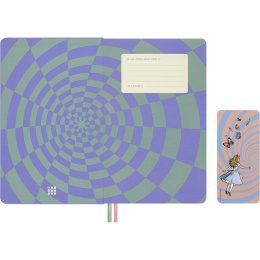 Kalenteri 18M WeekNote Hard Cover Large Alice in Wonderland ryhmässä Paperit ja Lehtiöt / Kalenterit / 18 kk kalenterit @ Pen Store (137025)